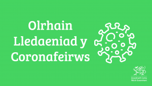Olrhain Lledaeniad y Coronafeirws