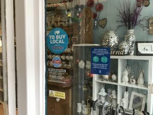 Anturio Gifts in Maesteg Shop Safe stickers